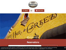 Tablet Screenshot of mardecortez.com